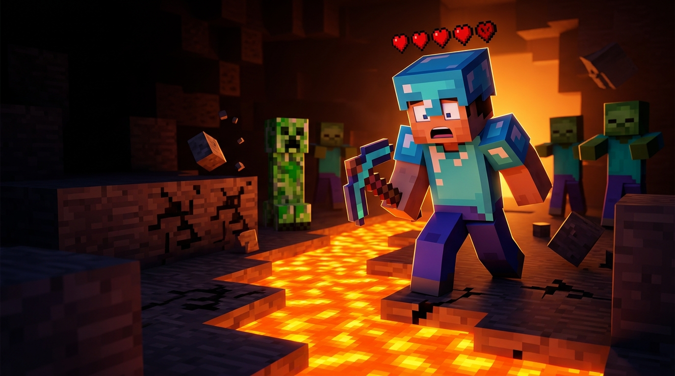 Hardcore Run Minecraft thumbnail example