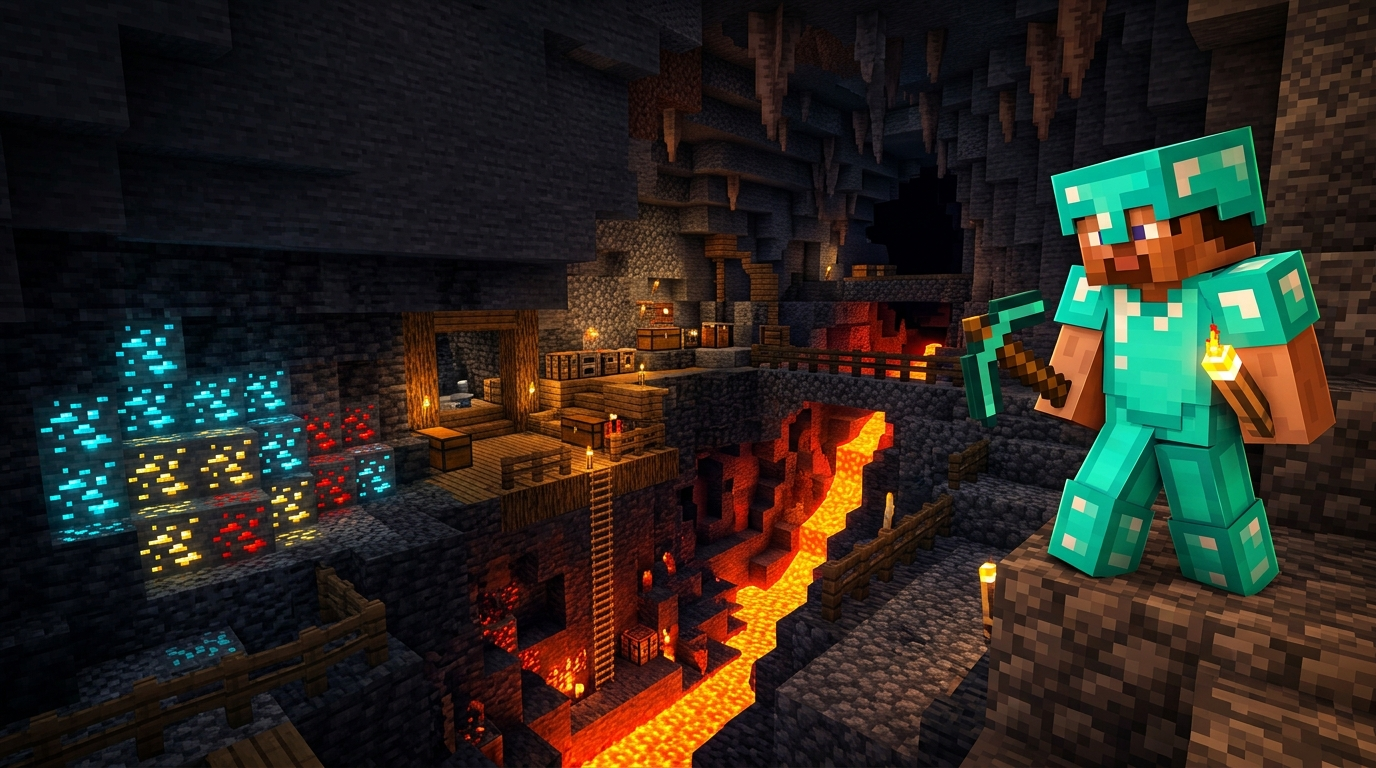 Survival Base Minecraft thumbnail example